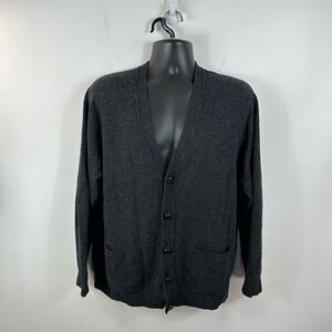 Vintage L.L.Bean 100% Lambs Wool Cardigan Sweater